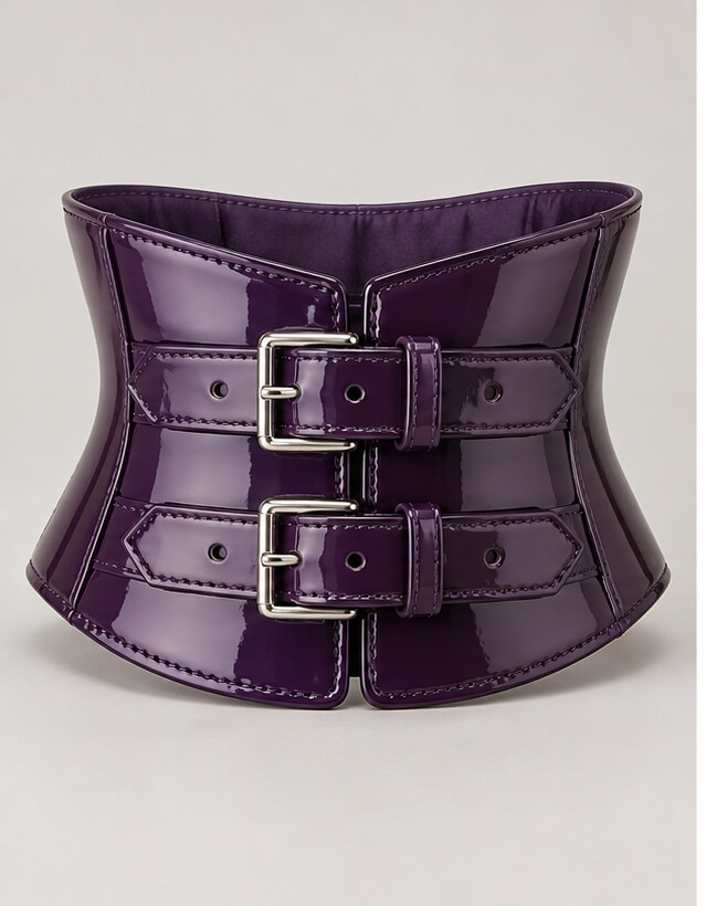 Deep violet Mourning Violet Cincher front view